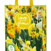 1 shopping bag met narcissen mix 'love what you grow'