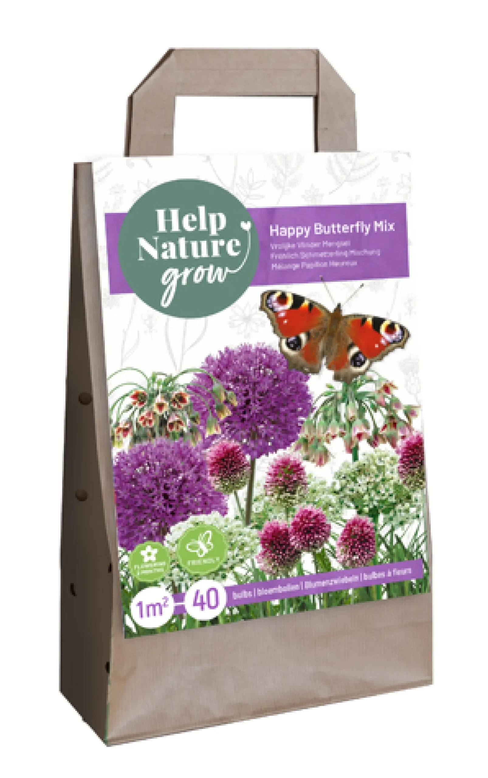 1 tas help nature grow, vlindermengsel