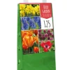 1 tas met 125 bollen bulb garden colourful