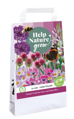 1 tas violet friends 'help nature grow'