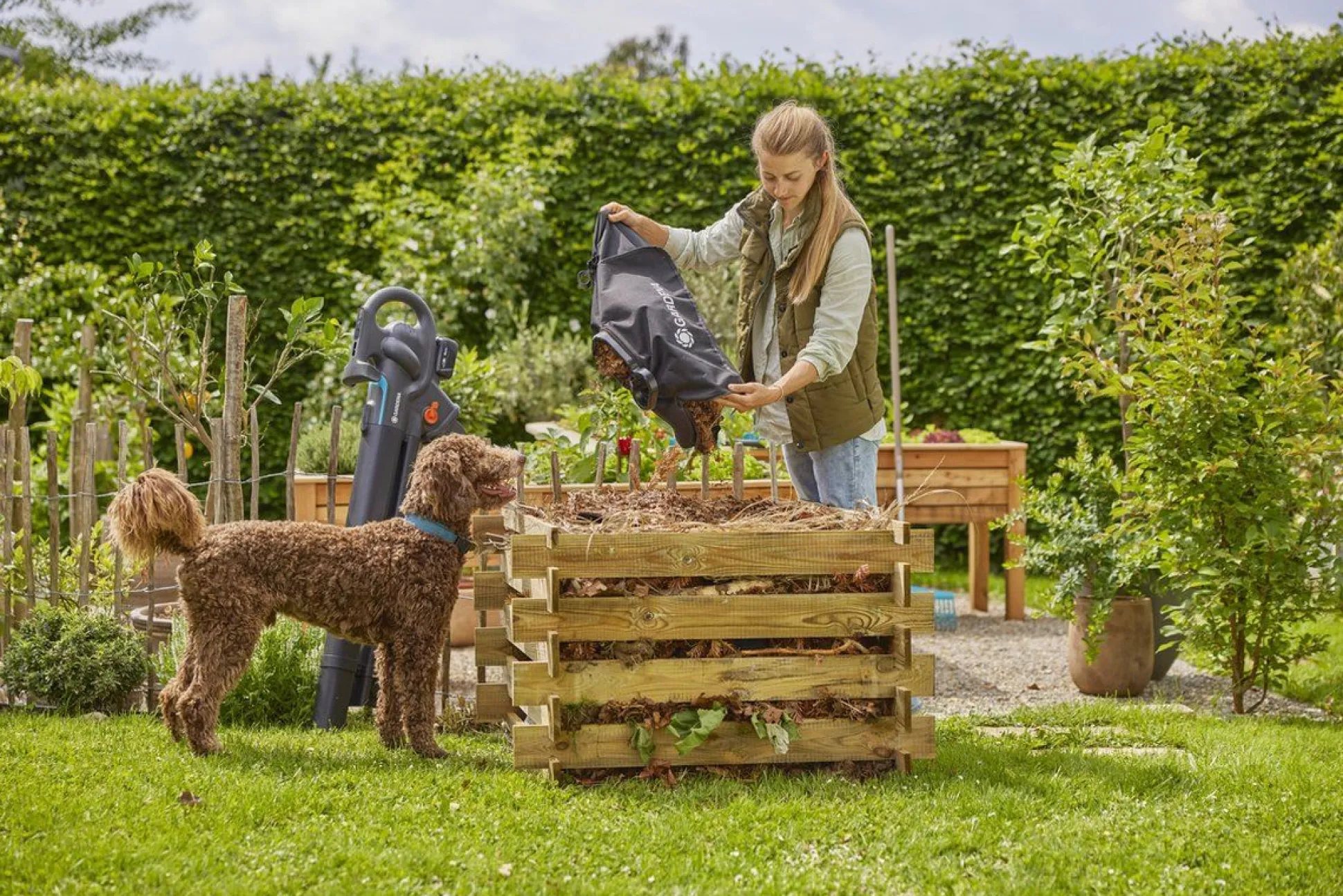 Accu bladblazer/-zuiger PowerJet Collect