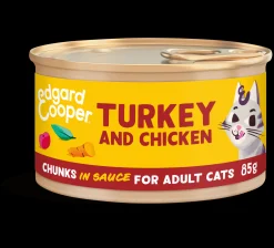 Adult kalkoen&kip in saus 85g