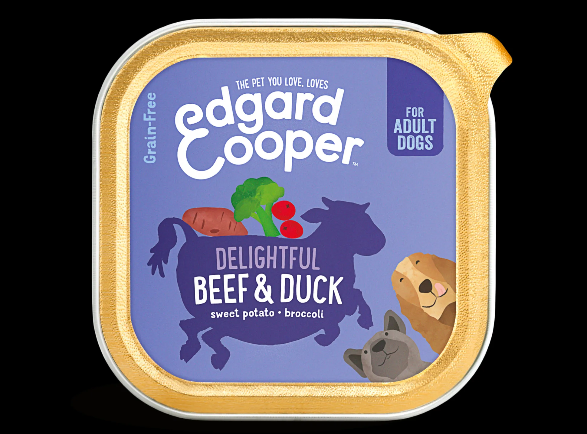 Adult paté rund & eend 150g