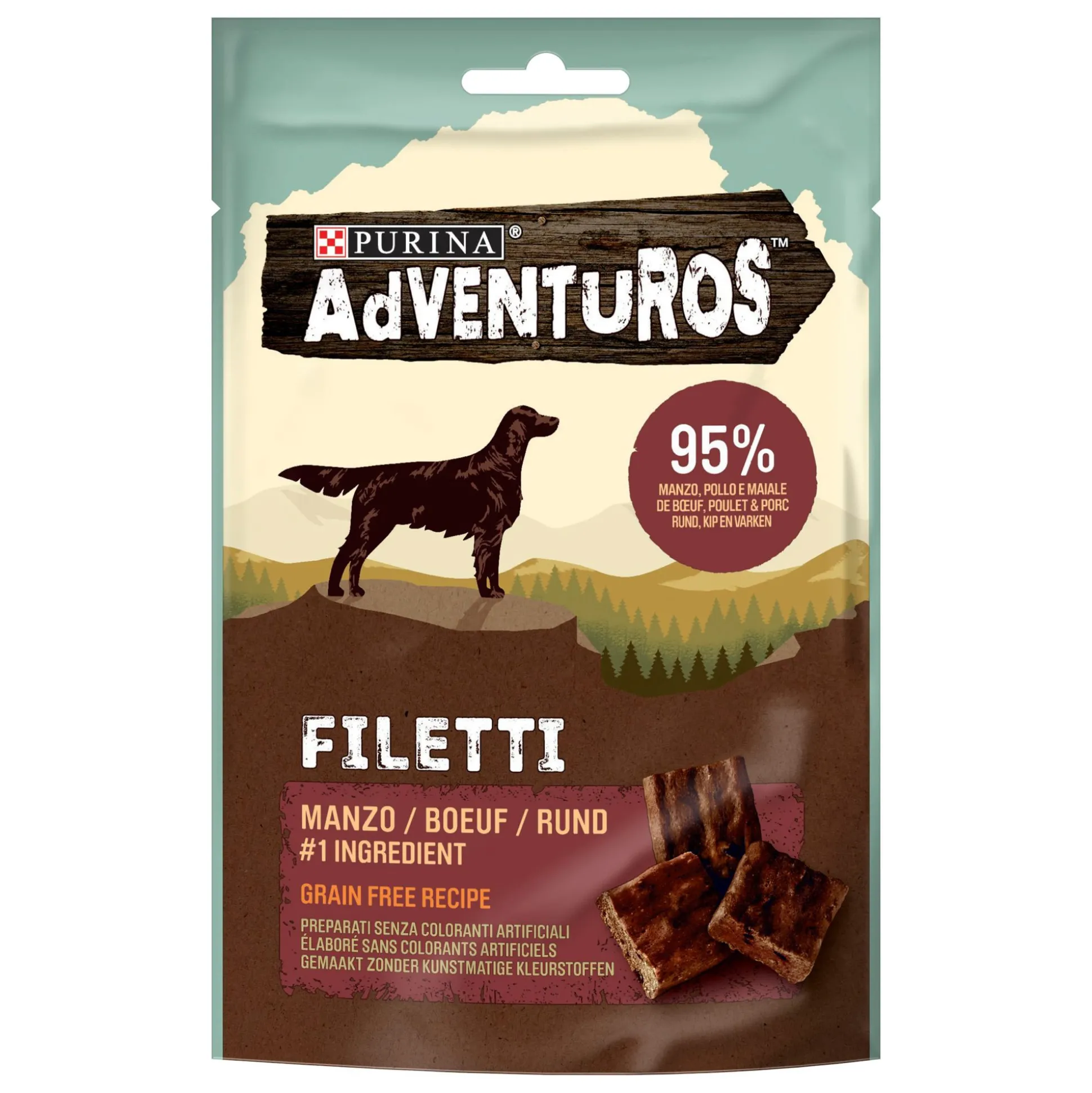 Adventuros filetti rund 70g