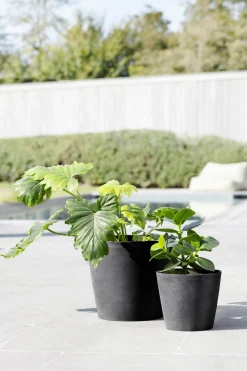 Amsterdam 20cm donkergrijs met waterreservoir