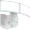 Arc wandlamp security licht met sensor satijn wit led 13w