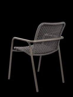 Armstoel Aruba quartz grijs