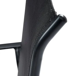 Armstoel Blacksun aluminium en textileen