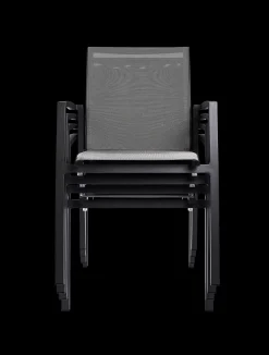 Armstoel Grant zilver grijs/charcoal