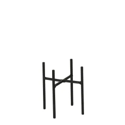 Ascot plant standaard zwart - h9,5xd8,5cm