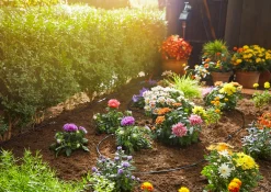 Bewateringsset voor gewassen- of plantenrijen van 15m