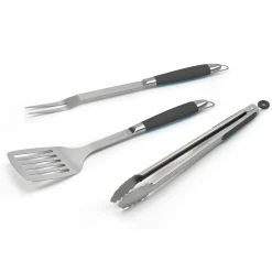 Black Pepper Set van spatel, vork en tang rvs zwart 43cm