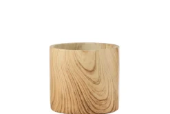 Bloempot bos cement beige small