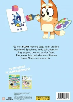 Bluey - kleur mee met bluey