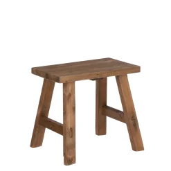 Bold kruk recycled hout bruin - l38xb28,5xh34cm