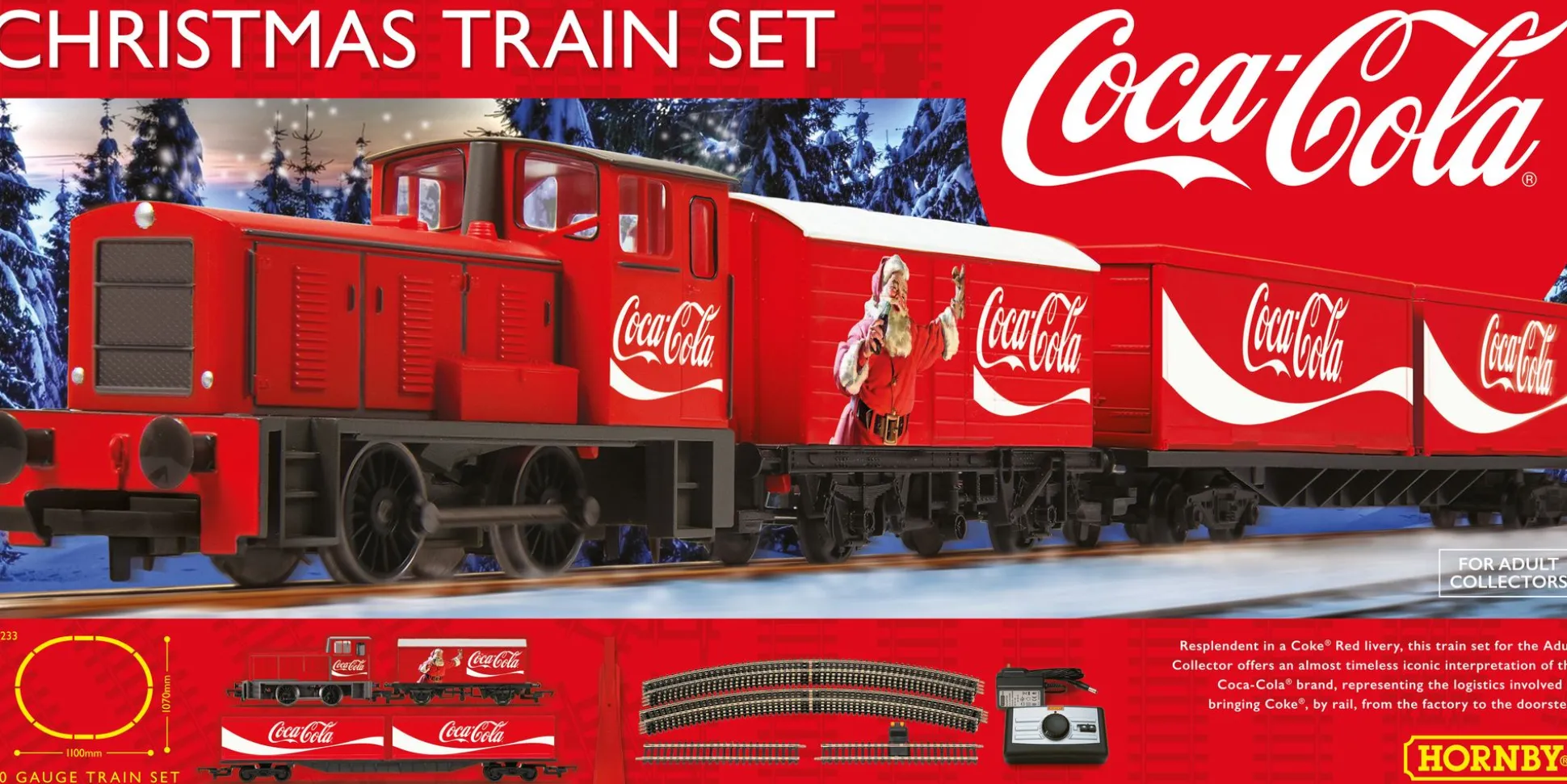 Coca cola kersttrein 1:76