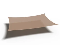 Coolfit schaduwdoek rechthoek, 400x300cm, zand