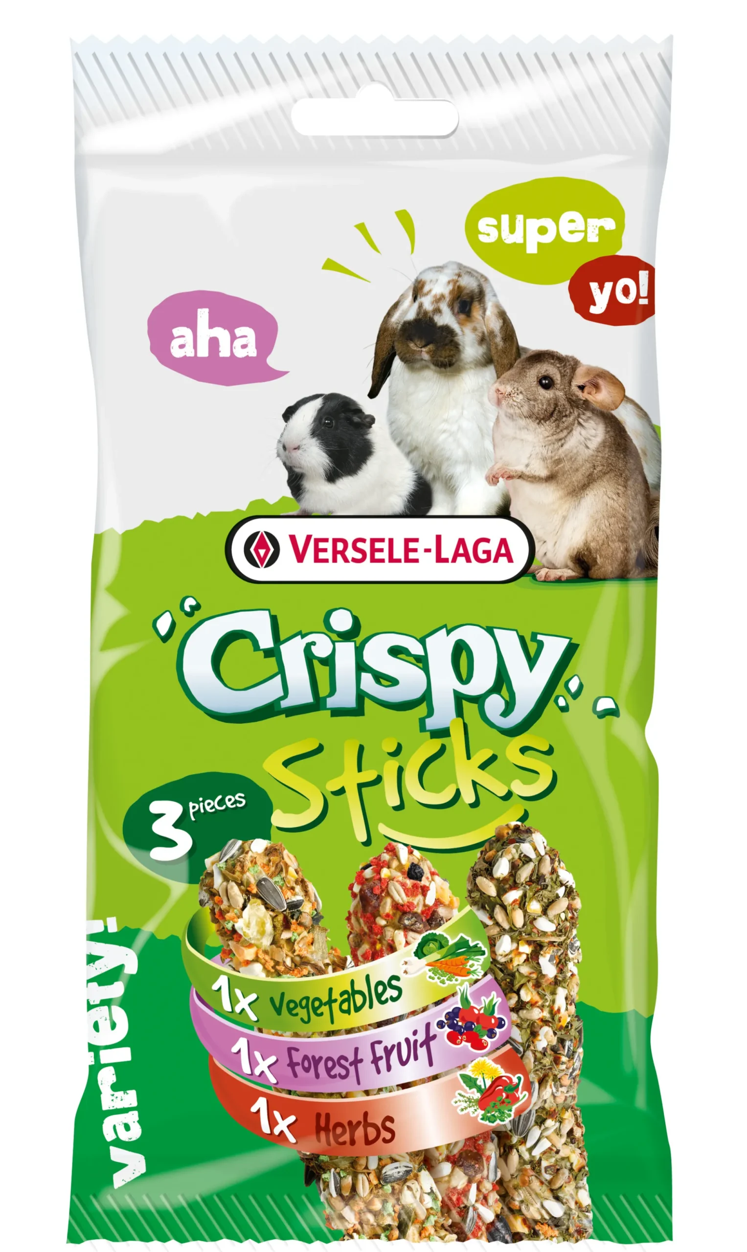Crispy Sticks Herbivoren Triple Variety Pack 165g