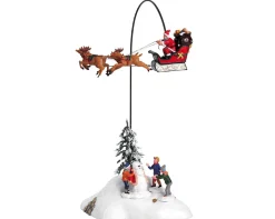 De kerstman komt naar de stad, met 4,5v adapter