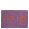Deurmat hello - l60xb40xh1,5cm