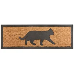 Deurmat rubber/kokos poes