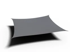 Dreamsail schaduwdoek vierkant, 400x400cm, grijs