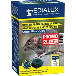 Duopack Storm Ultra Secure blokjes tegen ratten en muizen