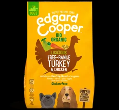 Edgard & cooper, volwassen kalkoen & kip, 700g
