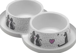 Eetpot dupl cats in love 2x350ml