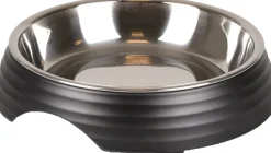 Eetpot kat aschau geribbeld mat zwart 160ml