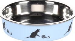 Eetpot kat kena blauw 11,5cm 160ml