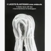ELASTIC LACES WITH ENDINGS Blanc