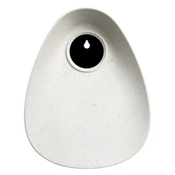 Essential bird house 18cm fibrous grey