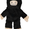 Flat plush toy yeti