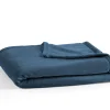 FLOCON THROW 130x180 Fjord (dark blue) Polaire