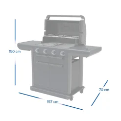 Gasbarbecue 4 Series Onyx S