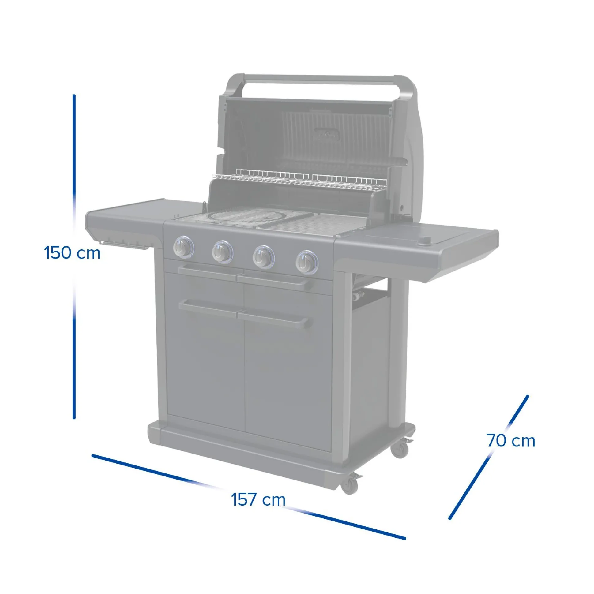 Gasbarbecue 4 Series Onyx S