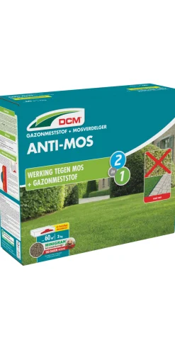Gazonmeststof met mosverdelger