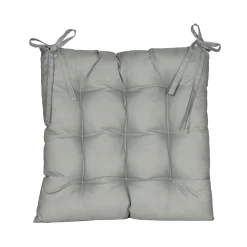 Gewatteerd stoelkussen olijf 38x38cm