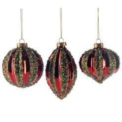 Glitterstreep kerstbal