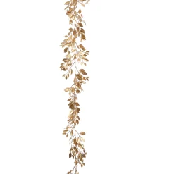 Gouden guirlande 180cm ficus