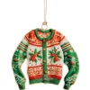 Hanger vintage sweater rood groen