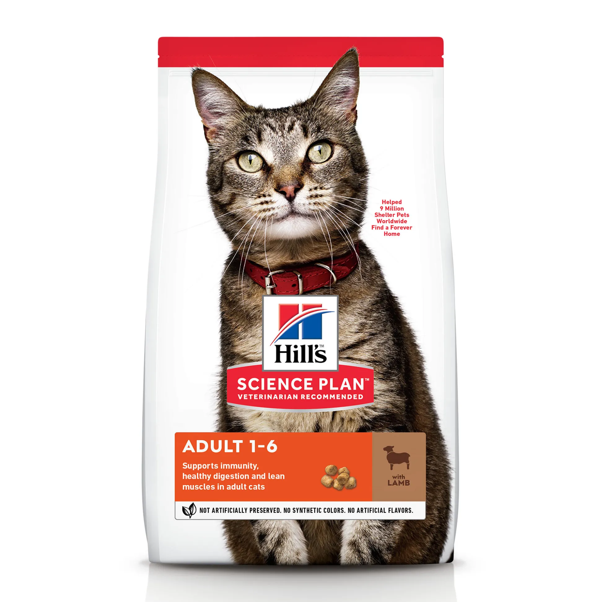 Hill's science plan adult kattenvoer lam & rijst 3kg