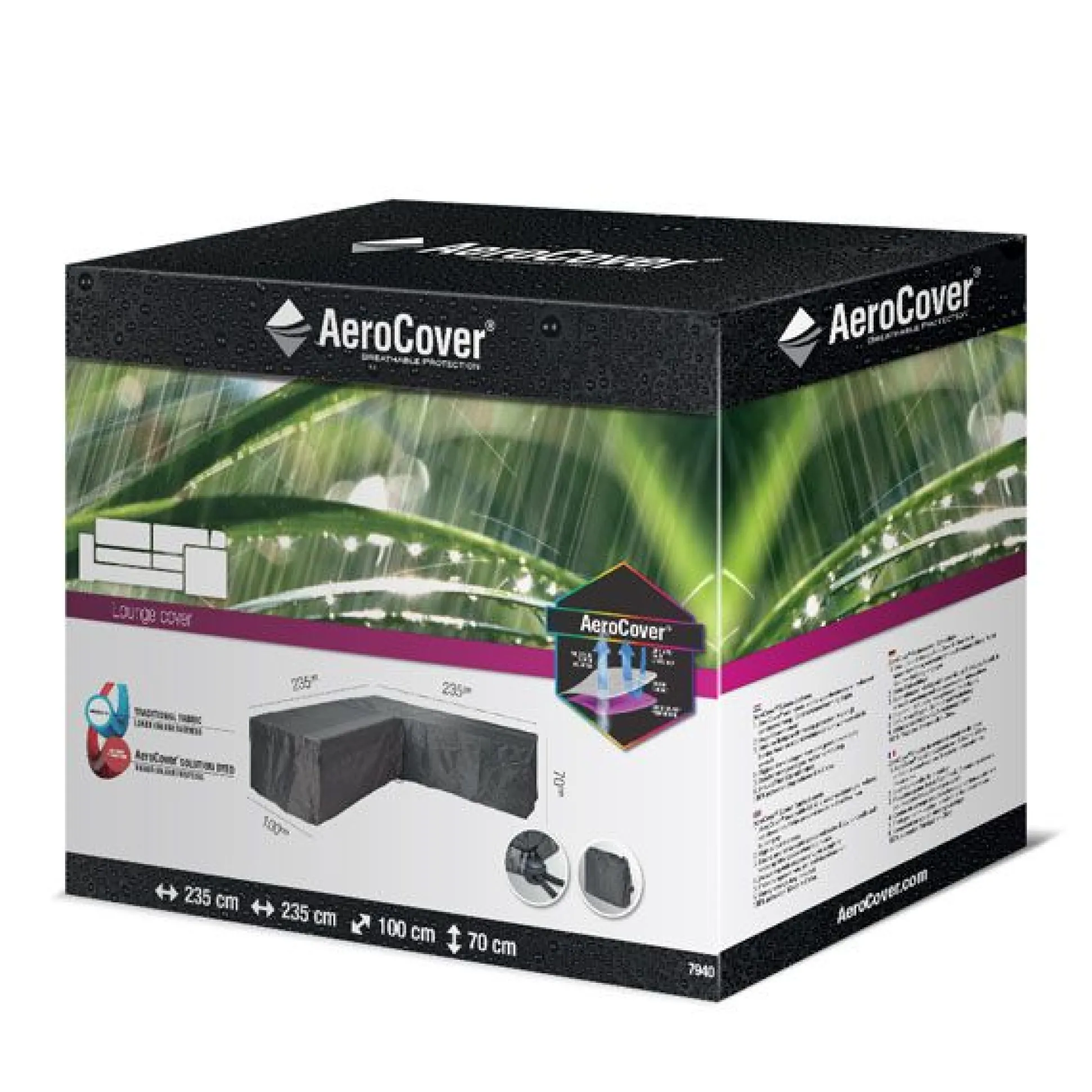 Hoes lounge L 235x235x100xh70cm