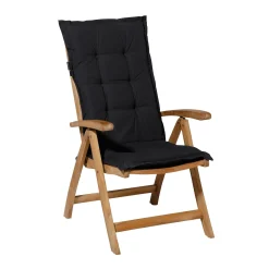 Hoge rug 50x123cm panama black