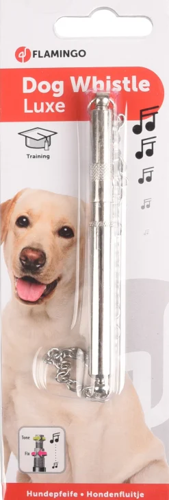 Hondenfluit luxe metaal 11cm