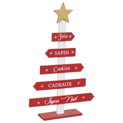 Houten kerstboom h35cm