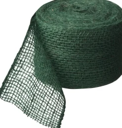 Juteband h10cmx25m groen 220g/m²