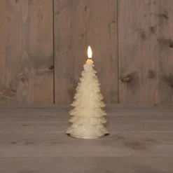 Kaars kerstboom wax 3d vlam