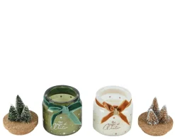 Kaars strik fluweel kerstboom